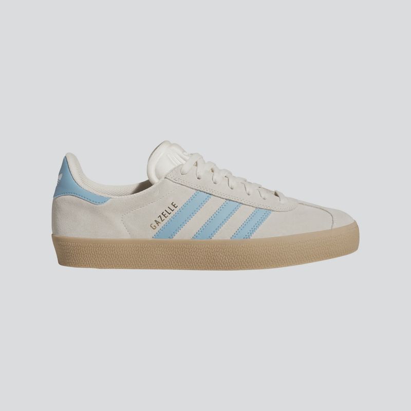ADIDAS UNISEX GAZELLE ADV SHOE - WONWHI/PREBLU/GUM
