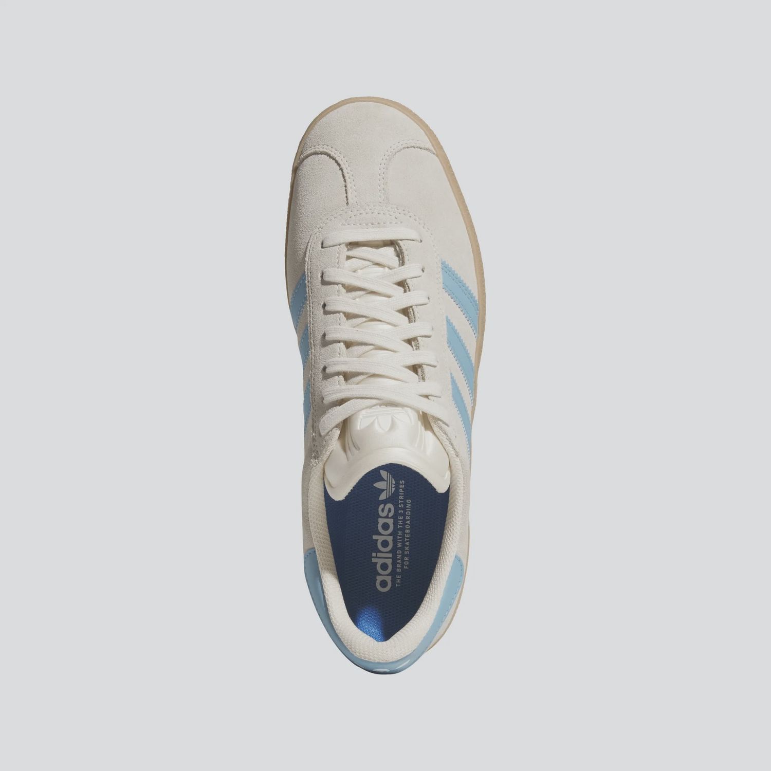 ADIDAS UNISEX GAZELLE ADV SHOE - WONWHI/PREBLU/GUM