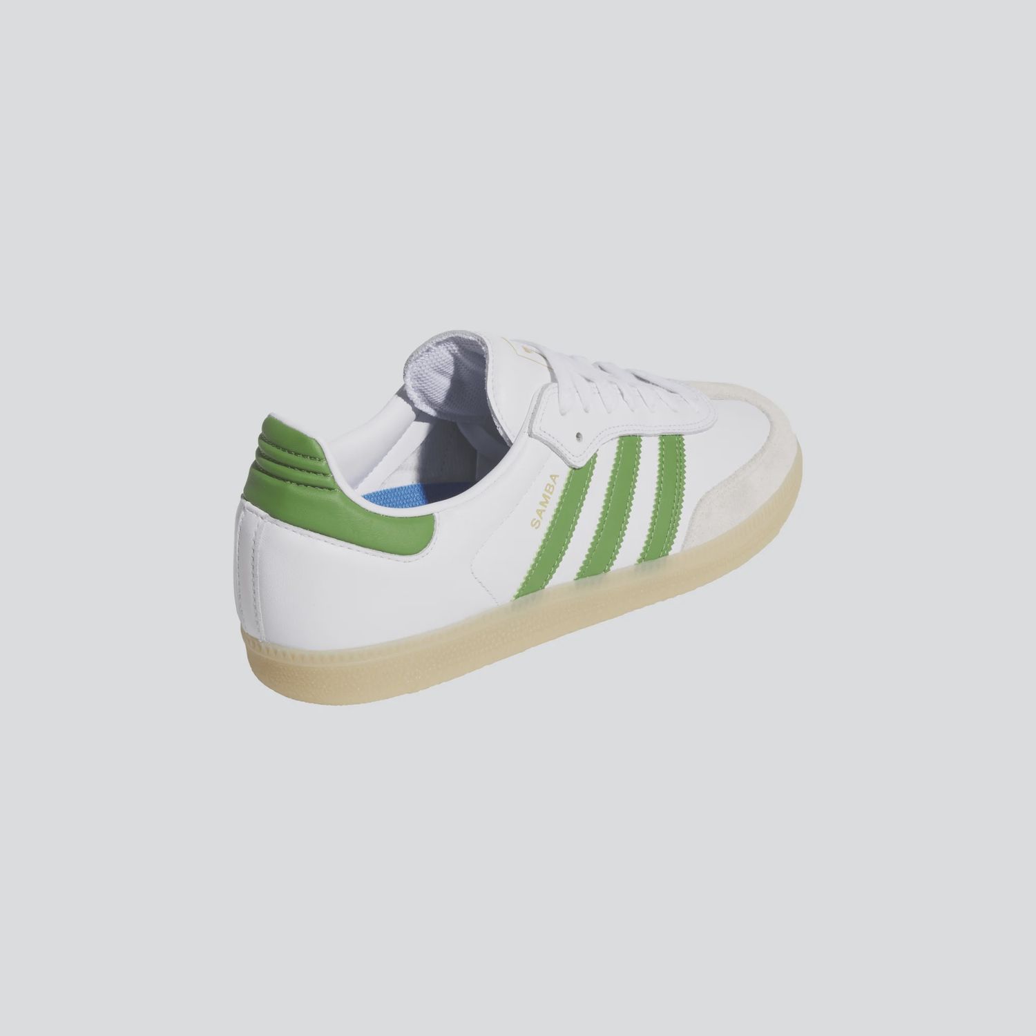 ADIDAS UNISEX SAMBA SHOE - FTWWHT/CREGRN/GUM3