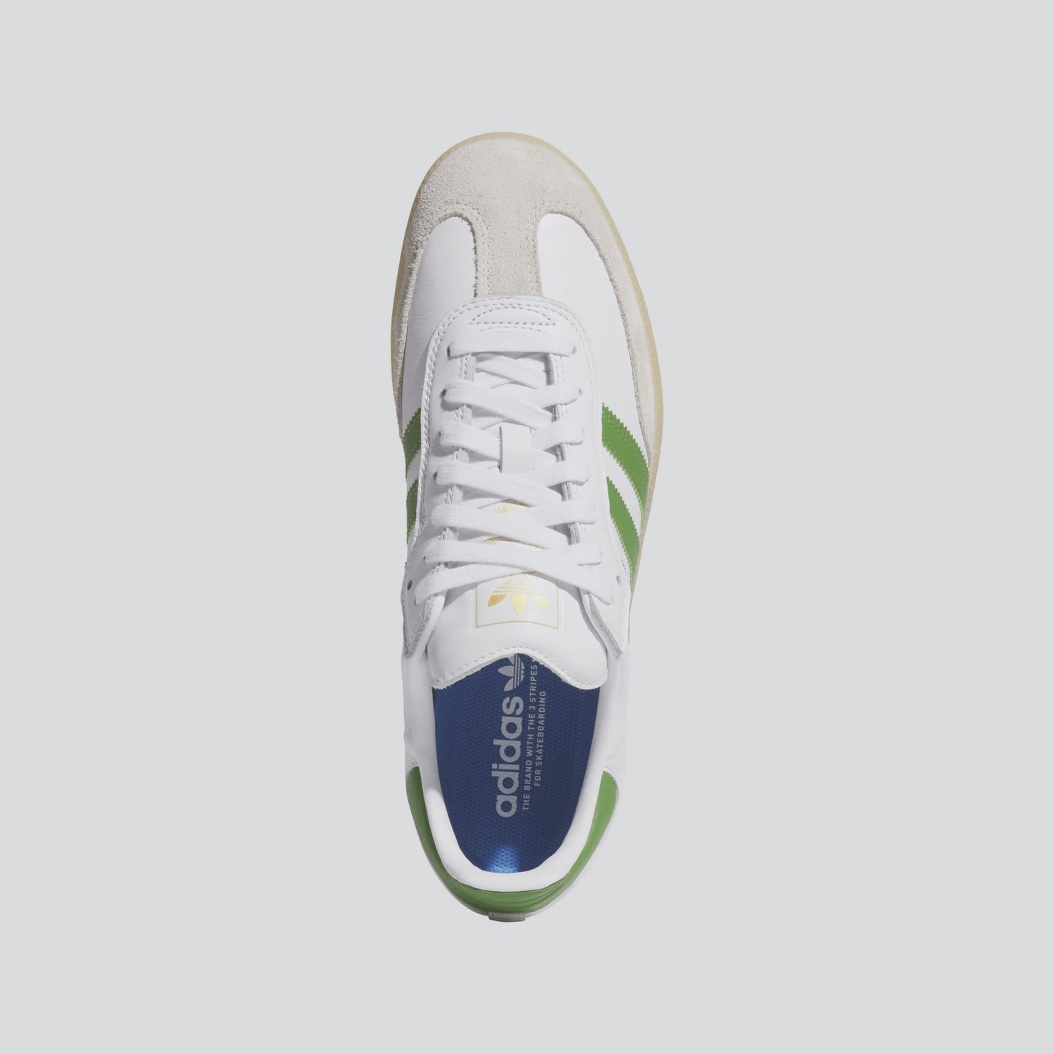 ADIDAS UNISEX SAMBA SHOE - FTWWHT/CREGRN/GUM3