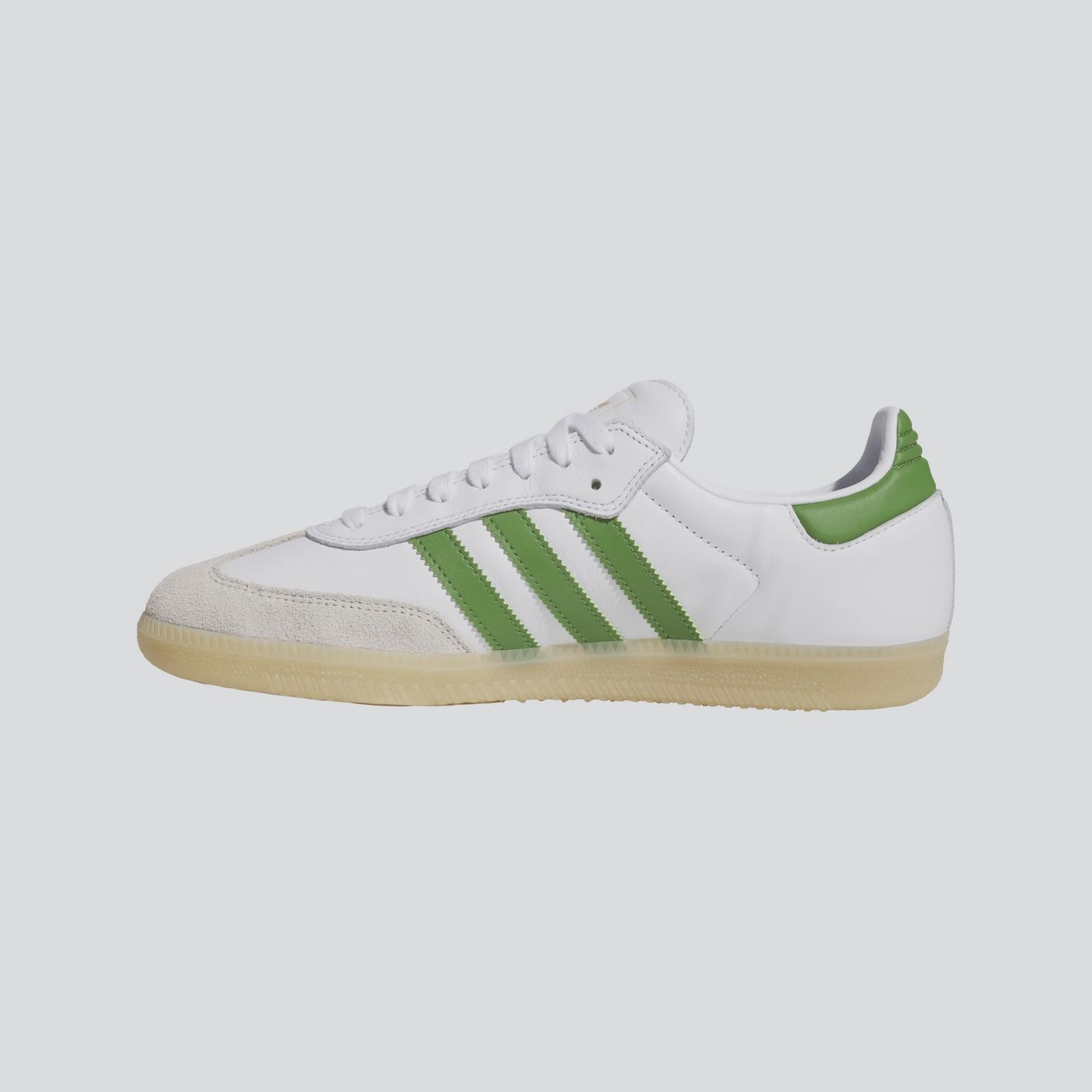 ADIDAS UNISEX SAMBA SHOE - FTWWHT/CREGRN/GUM3