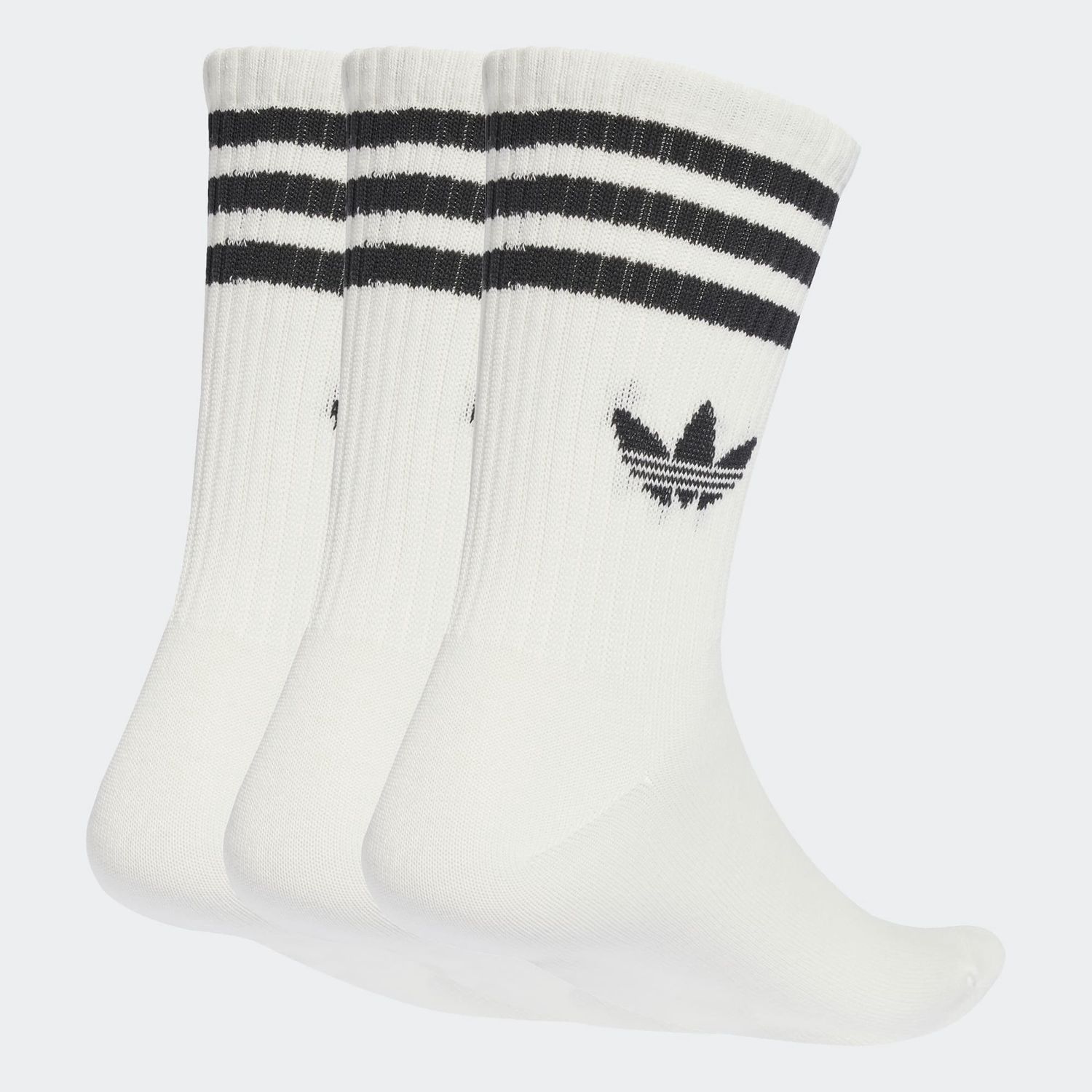 ADIDAS 3S CREW SOCK 3 PACK - WHITE