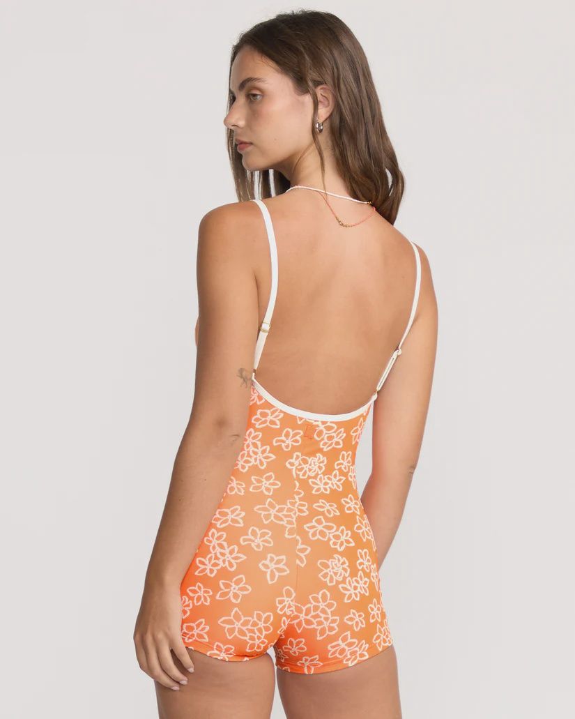 BILLABONG WOMENS JOSIE HAVE IT ALL BOY SHORT BODYSUIT SWIMSUIT