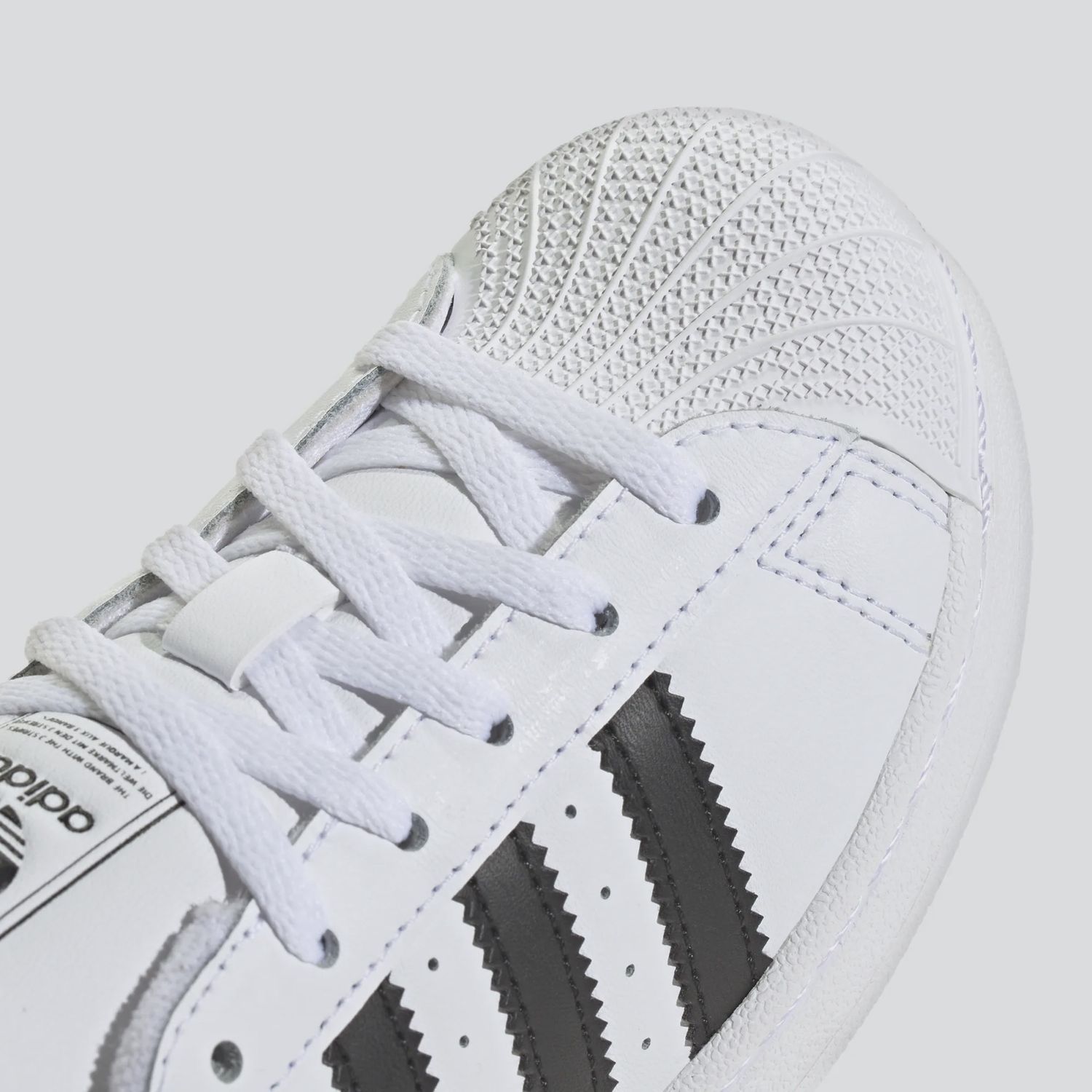 ADIDAS YOUTH SUPERSTAR II SHOE - WHITE/BLACK/WITE
