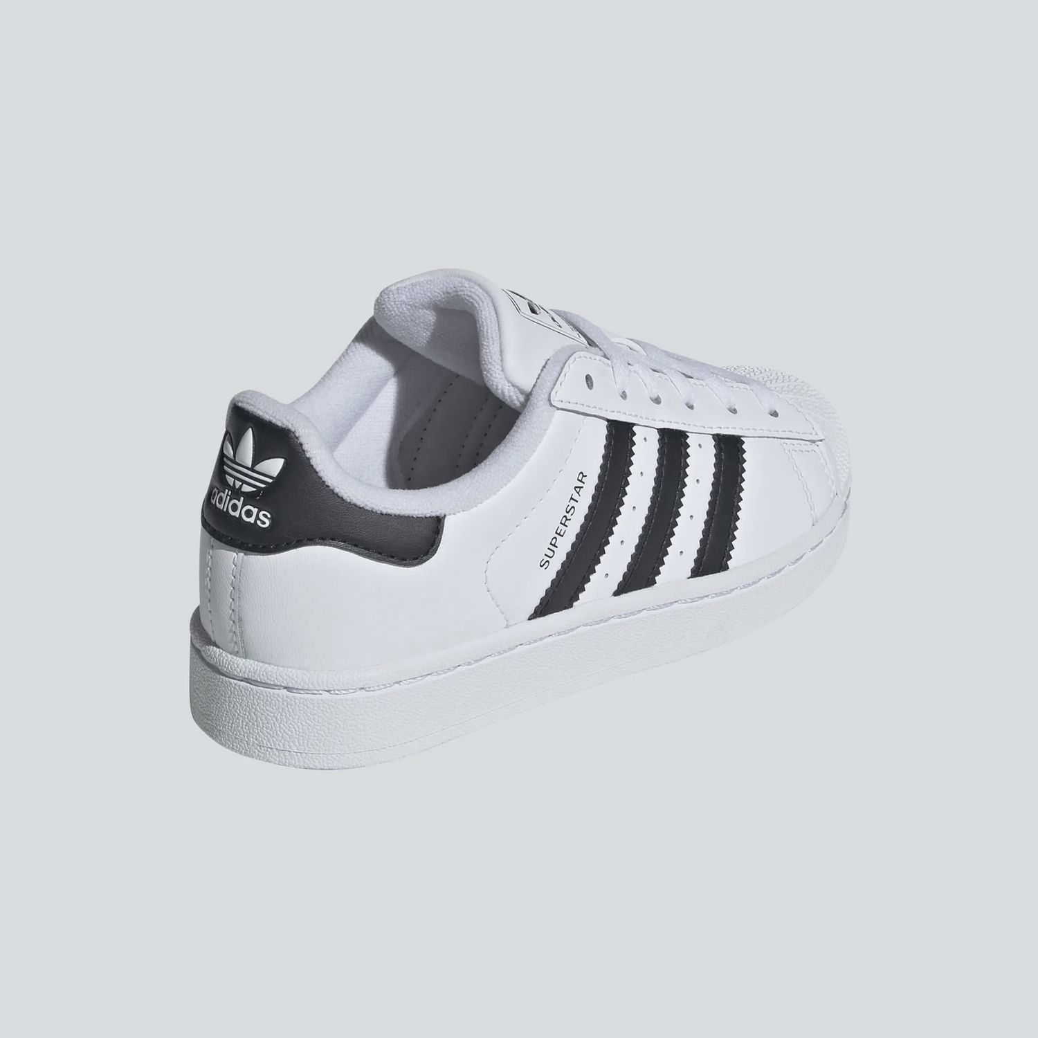 ADIDAS YOUTH SUPERSTAR II SHOE - WHITE/BLACK/WITE