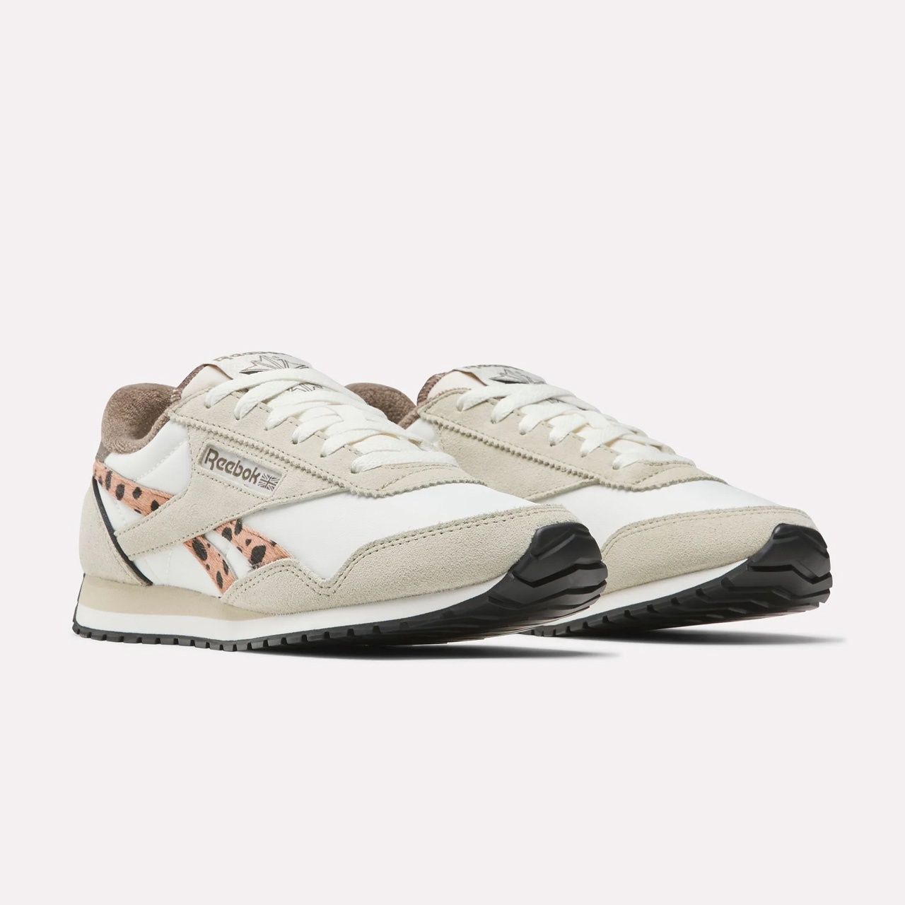 REEBOK WOMENS CLASSIC AZ SHOE - CHALK / CLASSIC BEIGE / TREK GREY
