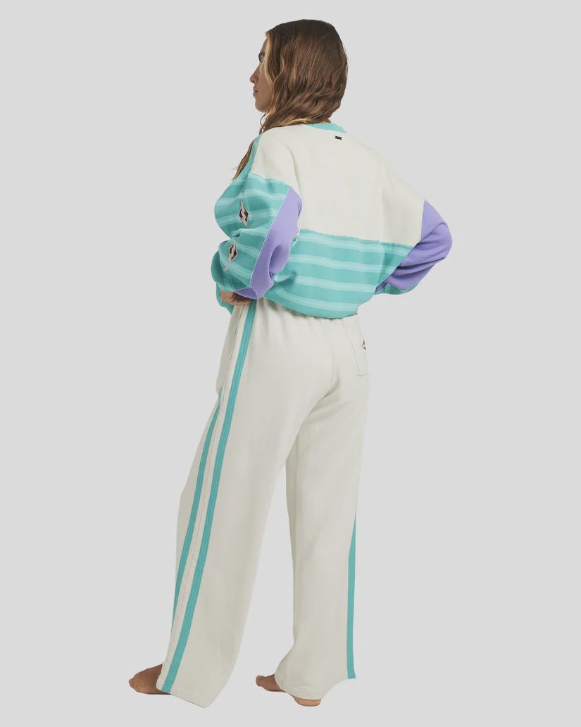 BILLABONG WOMENS WAVE OUT FLEECE ELASTIC PANT