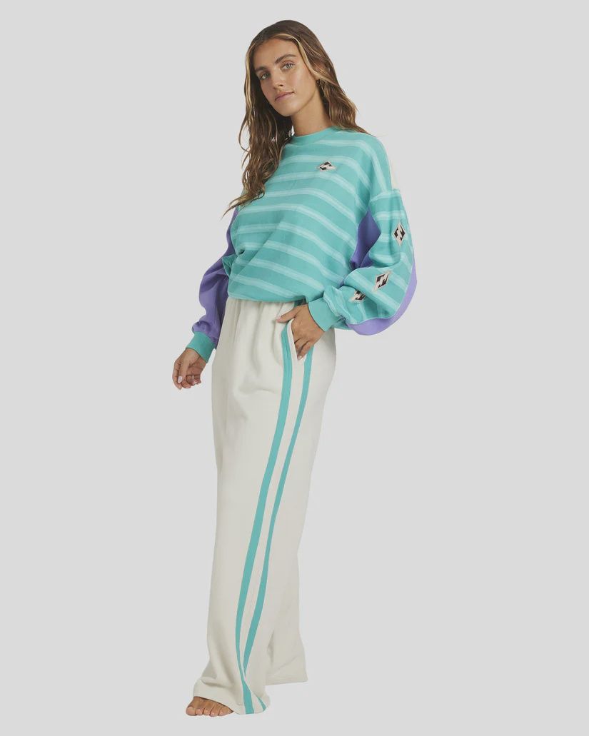 BILLABONG WOMENS WAVE OUT FLEECE ELASTIC PANT