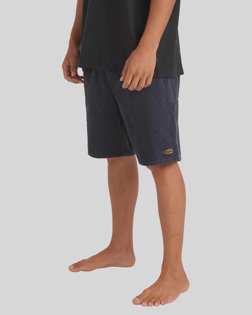 BILLABONG MENS LARRY CORD WALK SHORT - MIDNIGHT BLUE