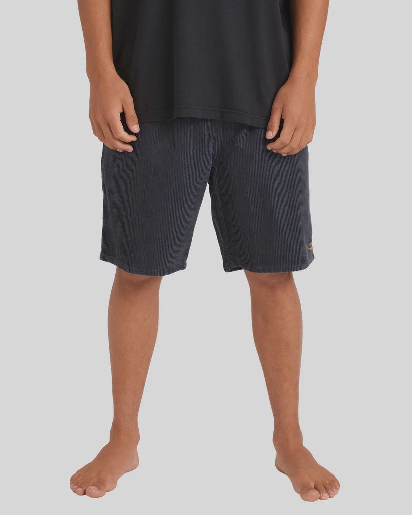 BILLABONG MENS LARRY CORD WALK SHORT - MIDNIGHT BLUE