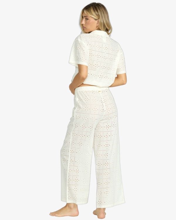 BILLABONG WOMENS EYELET CRUSH ELASTIC PANT