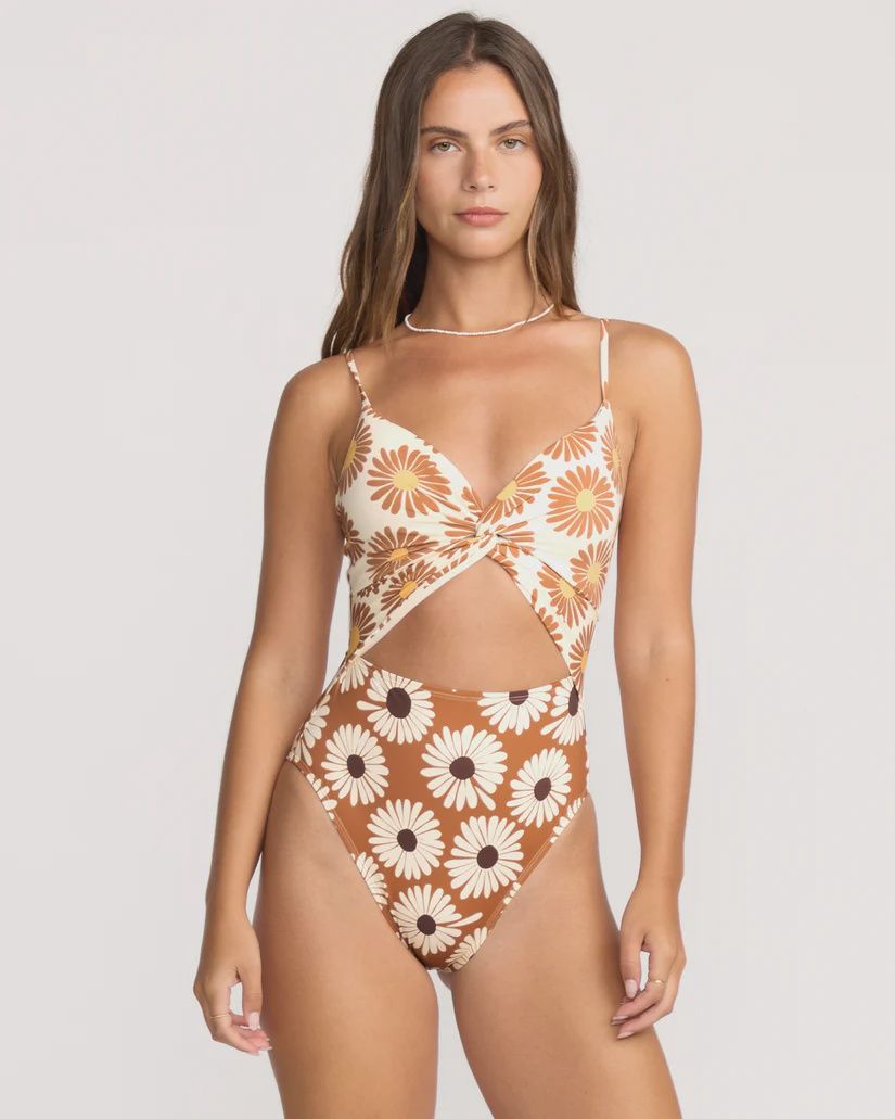 BILLABONG WOMENS FRESH DAZE MIKA ONE PIECE SWIMSUIT