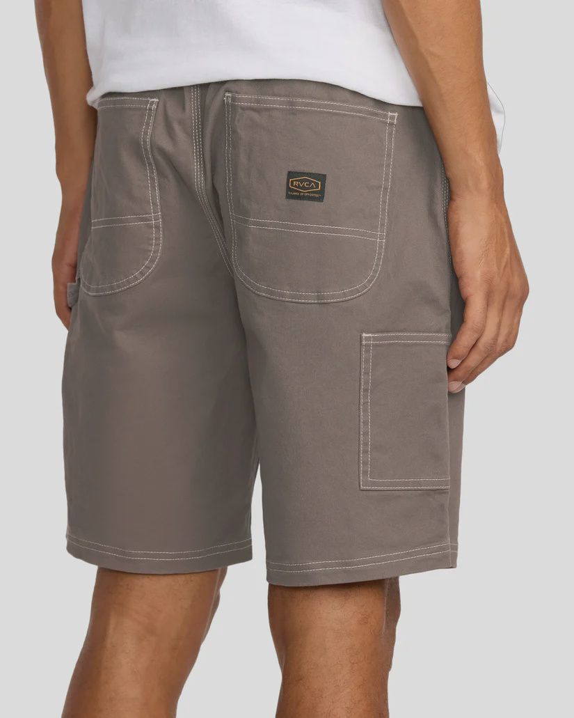 RVCA MENS AMERICANA CARPENTER SHORT 20 - MUSHROOM