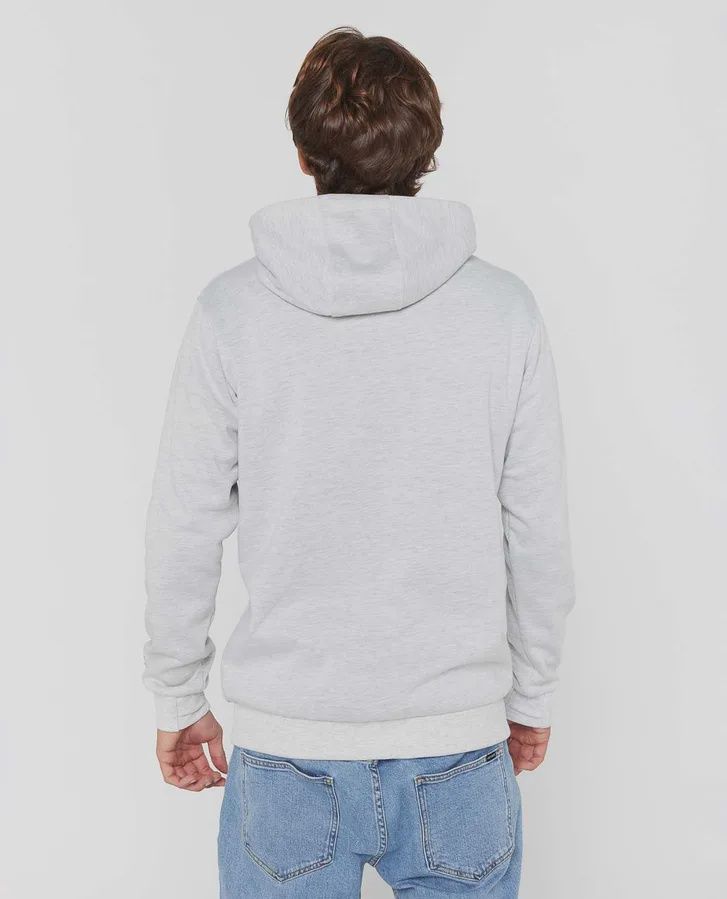 RIP CURL MENS ANTI SERIES SEARCH BASE HOOD - GREY MARLE