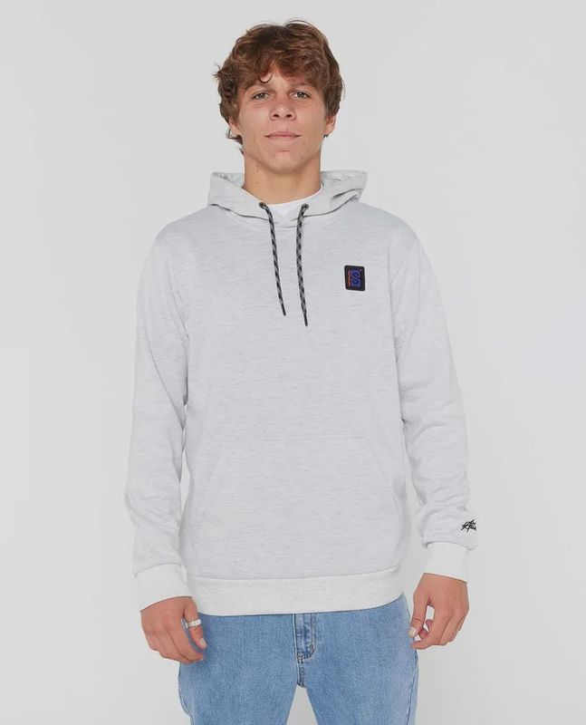 RIP CURL MENS ANTI SERIES SEARCH BASE HOOD - GREY MARLE