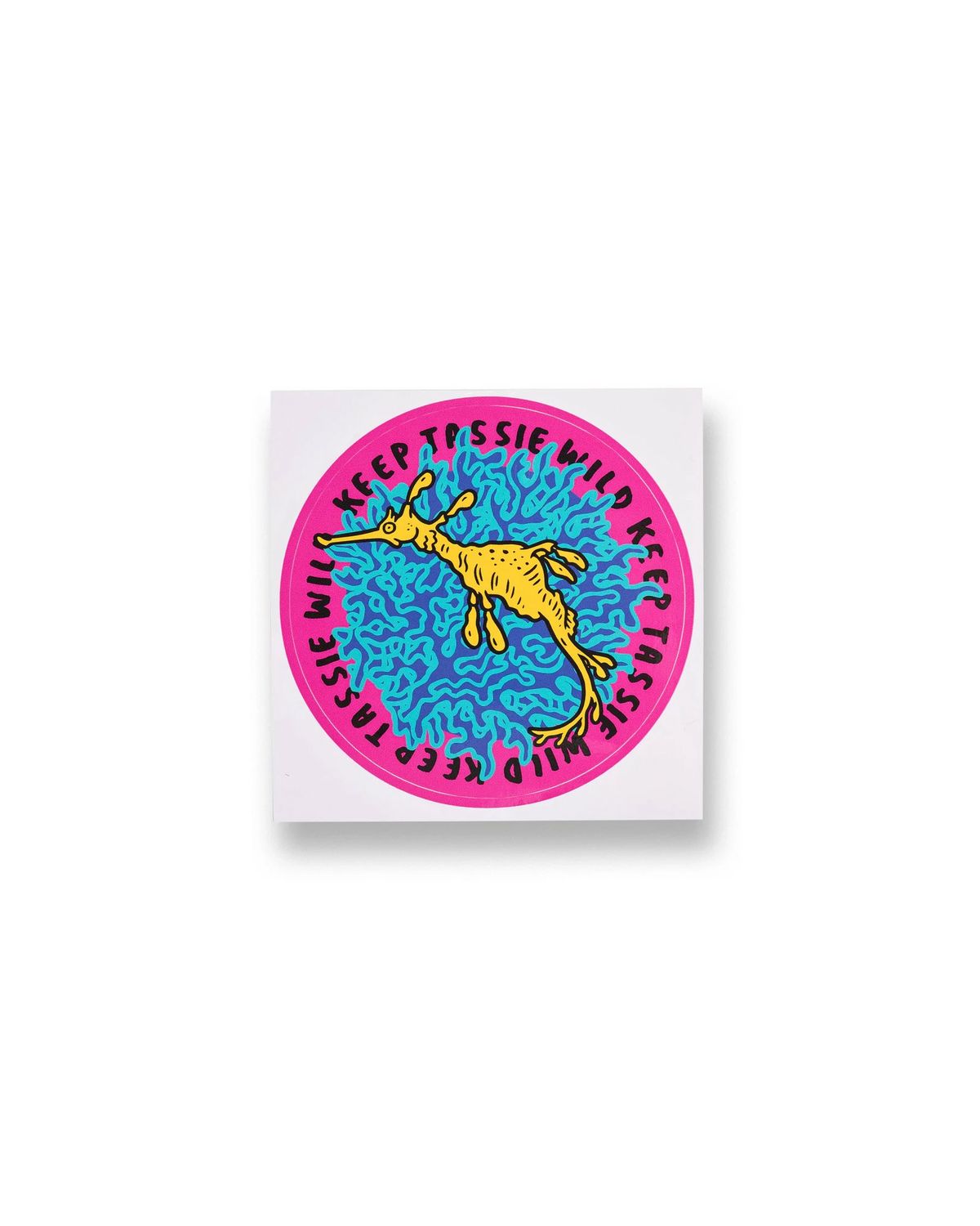KEEP TASSIE WILD WEEDY SEADRAGON STICKER