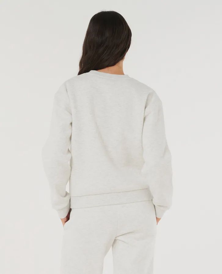 RIP CURL WOMENS SURF STAPLE RELAXED CREW - SPORTS MARLE