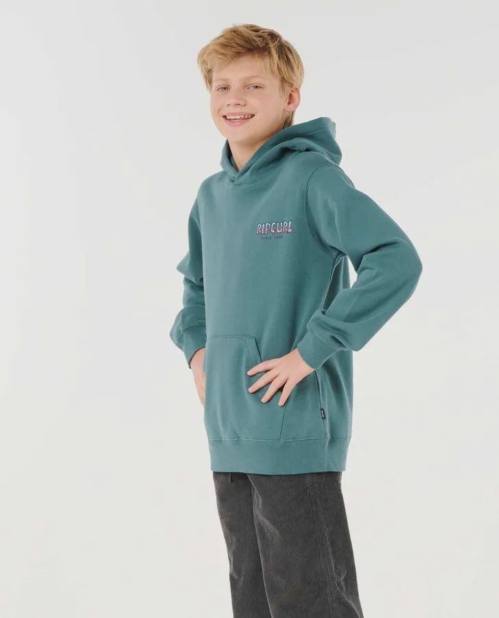 RIP CURL TEEN BOYS  ERUPTION FLEECE - BLUESTONE