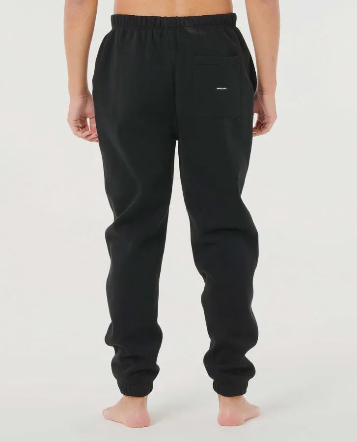 RIP CURL MENS DOSED UP TRACKPANT - SOLID BLACK