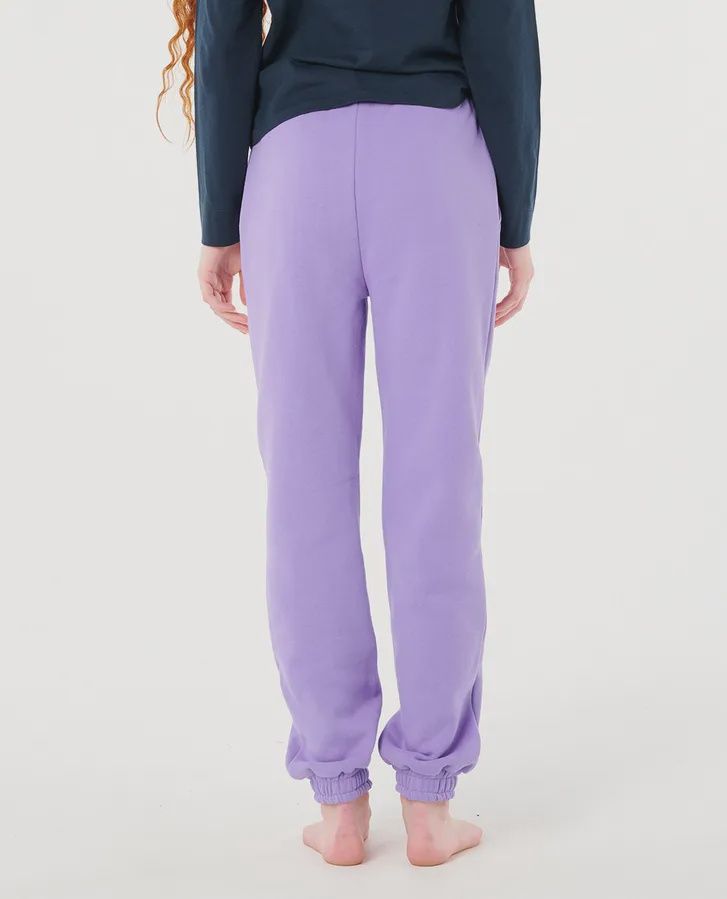 RIPCURL TEEN GIRLS SURF PUFF TRACKPANTS - PURPLE