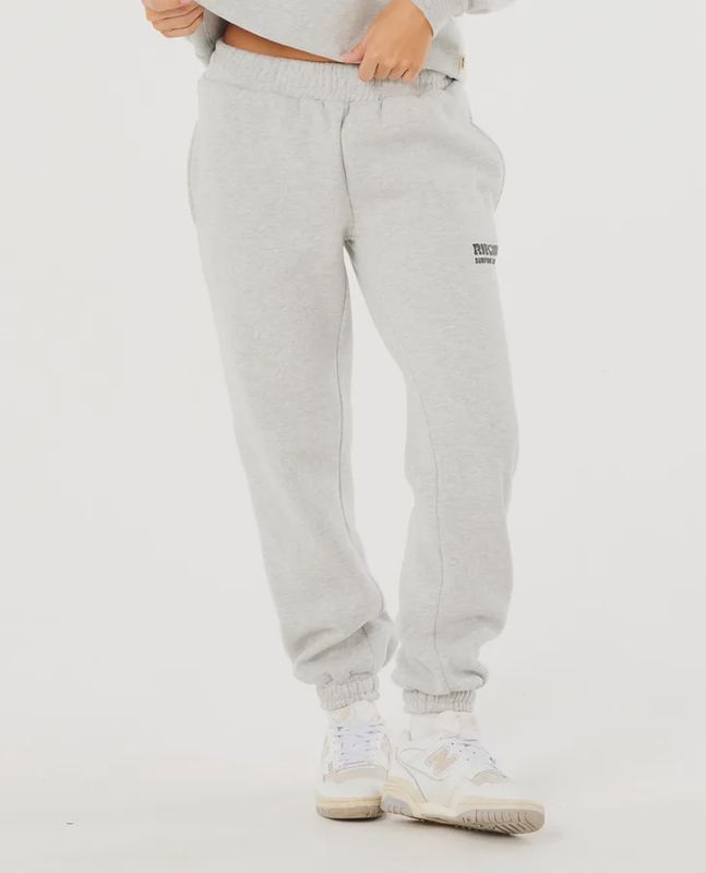 RIP CURL WOMENS SURF PUFF TRACK PANT - GREY MARLE