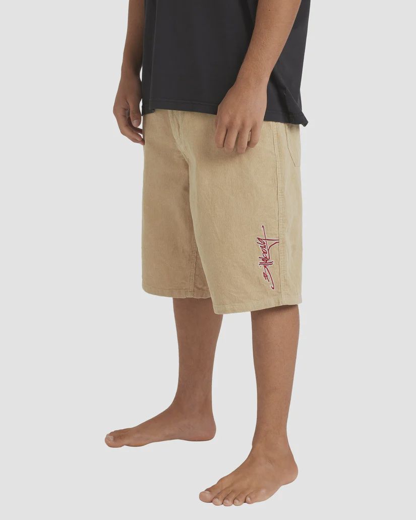 BILLABONG MENS SMOKO CORD SHORTS - DESERT