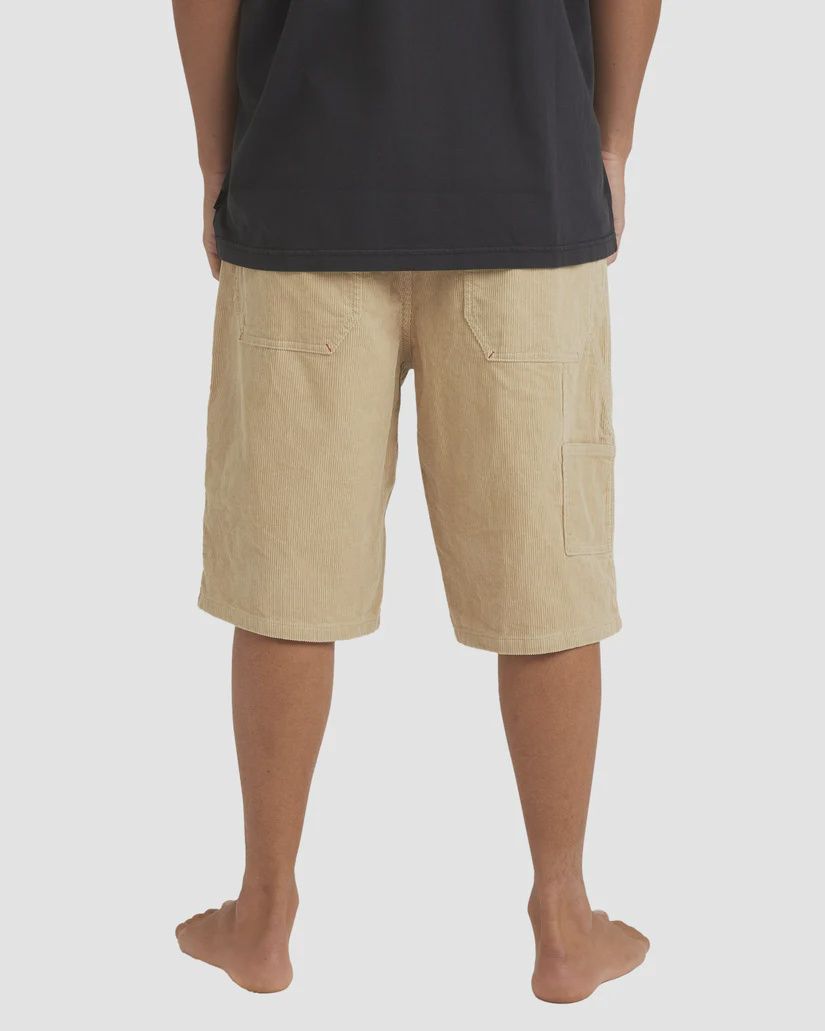 BILLABONG MENS SMOKO CORD SHORTS - DESERT