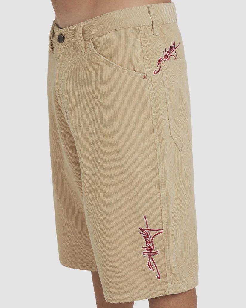 BILLABONG MENS SMOKO CORD SHORTS - DESERT
