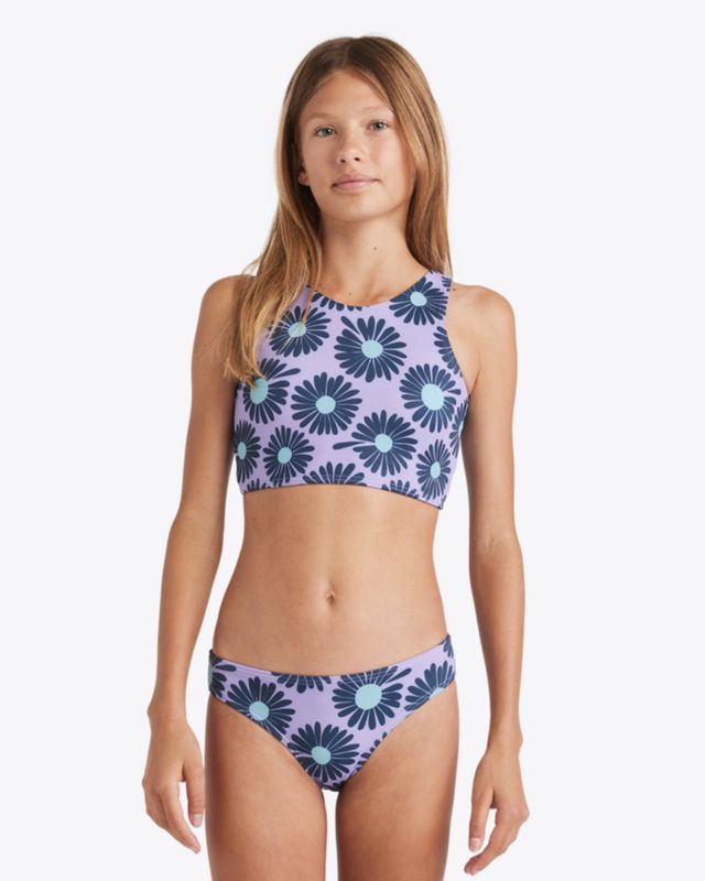 BILLABONG GIRLS FRESH DAZE HIGH NECK SWIMWEAR SET