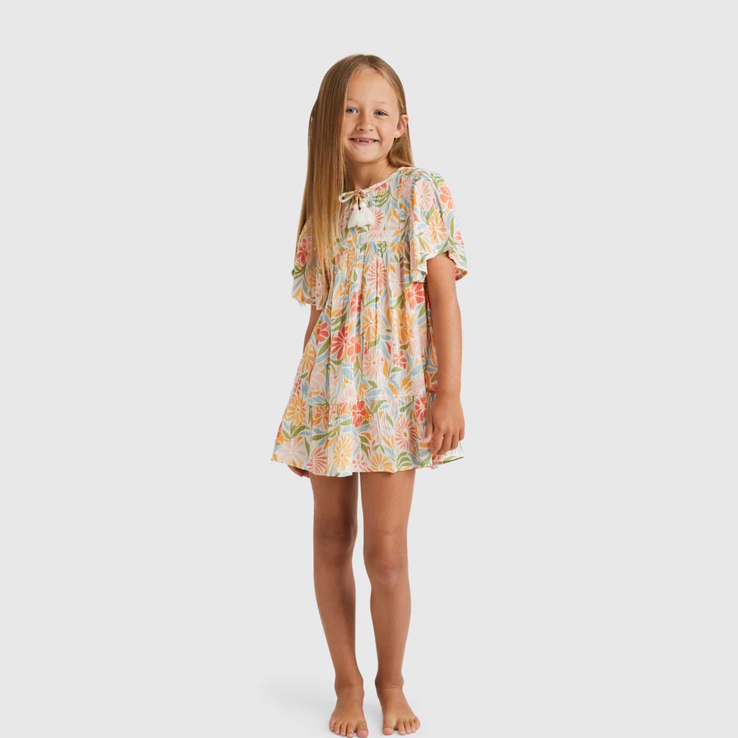 BILLABONG GIRLS TODDLER IS THIS LOVE DRESS - SALT CRYSTAL