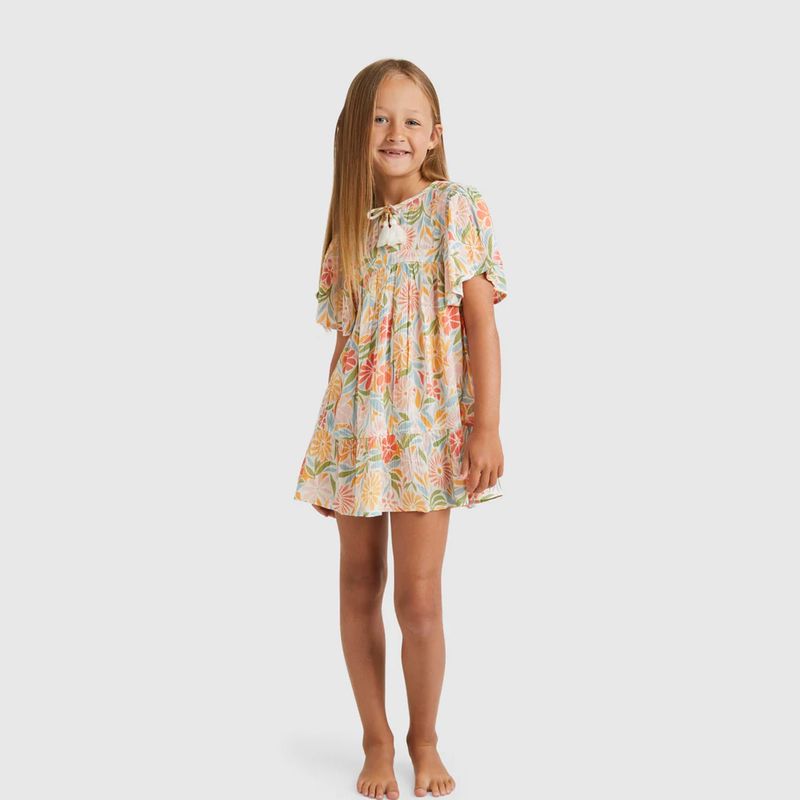 BILLABONG GIRLS TODDLER IS THIS LOVE DRESS - SALT CRYSTAL