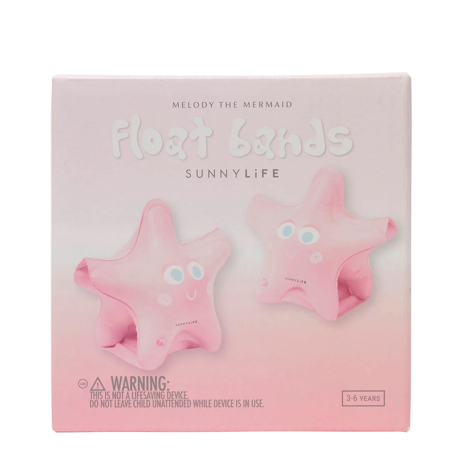 SUNNYLIFE MELODY THE MERMAID FLOAT BANDS - STRAWBERRY