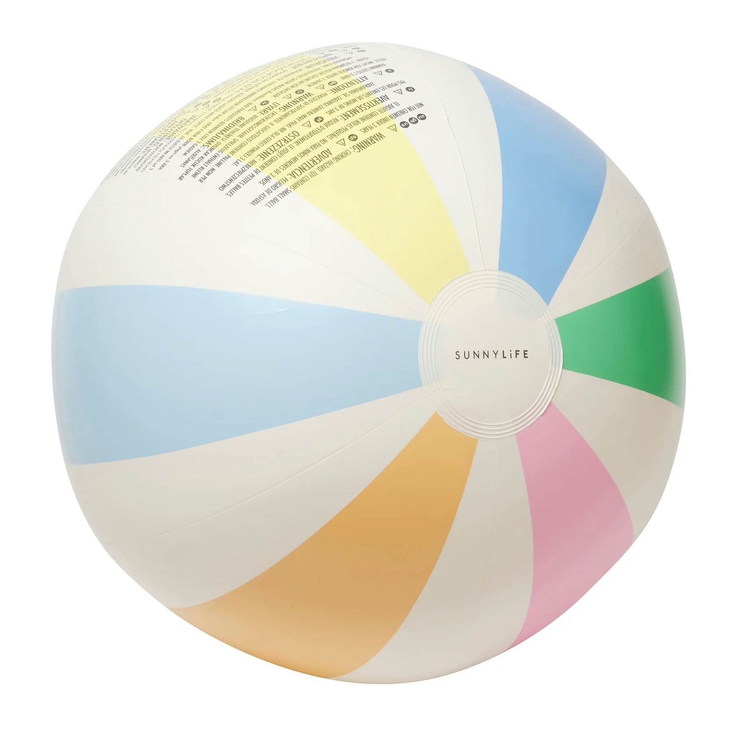 SUNNYLIFE POOL SIDE INFLATABLE BEACH BALL - PASTEL GELATO