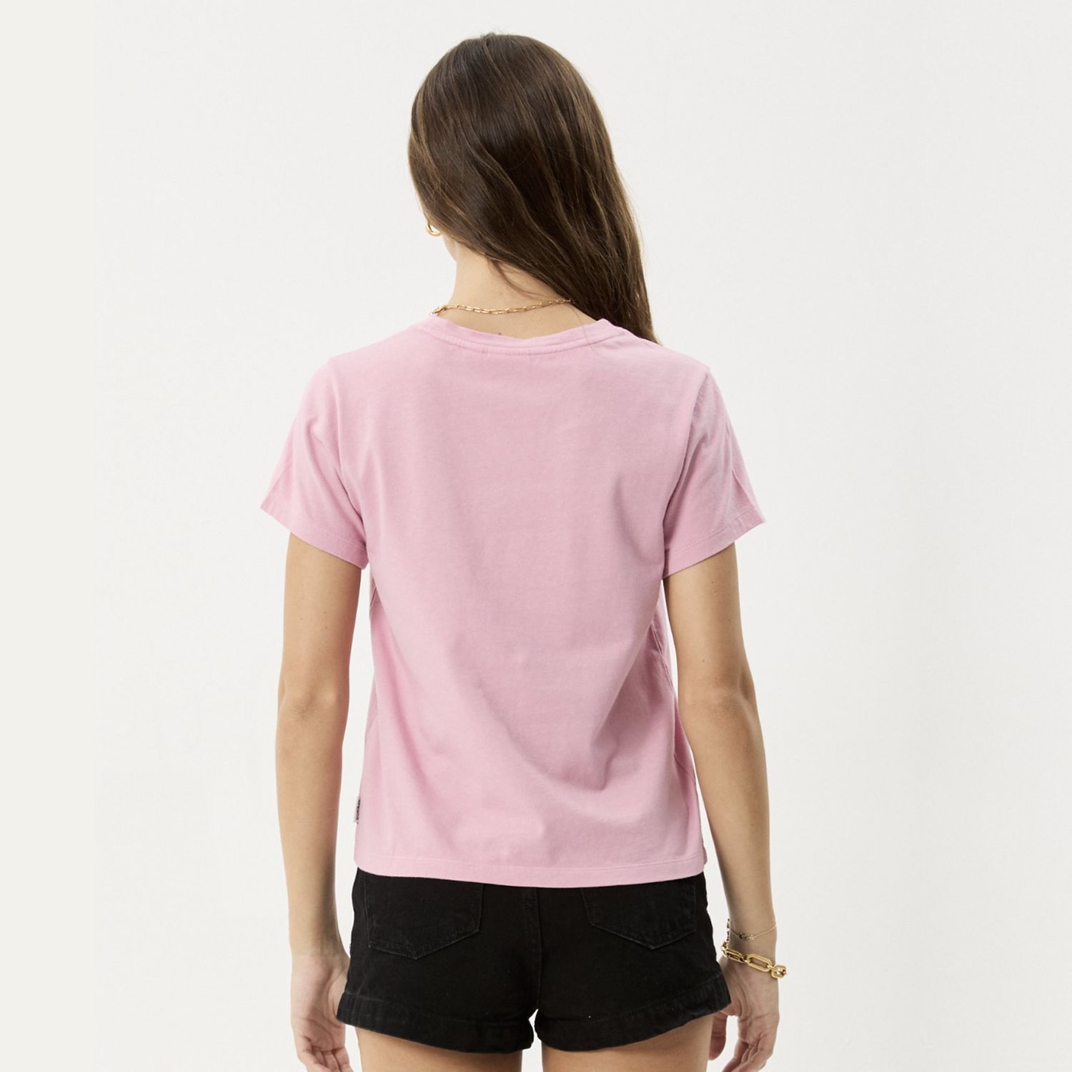 AFENDS WOMENS NESSA REGULAR SS TEE - MARRAKESH