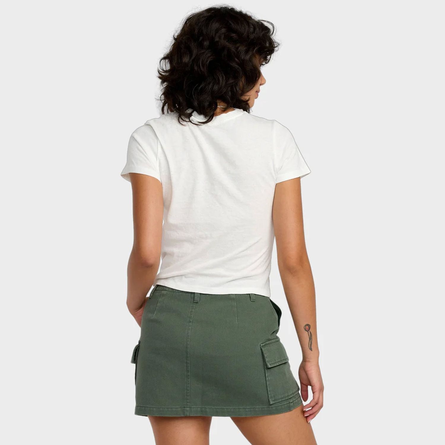 RVCA WOMENS DAYSHIFT SKORT - FIR GREEN