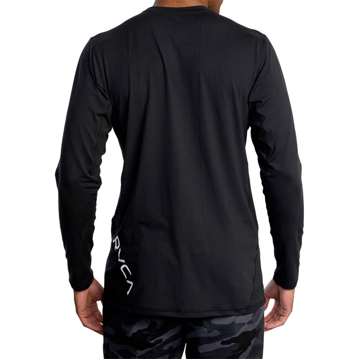 RVCA MENS SPORT VENT LS - BLACK
