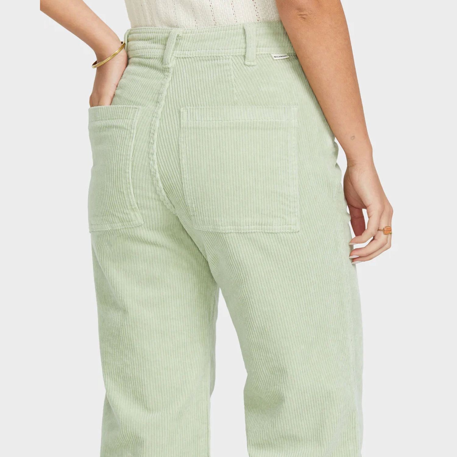 BILLABONG LADIES BE FREE CORD PANT - PISTACHIO
