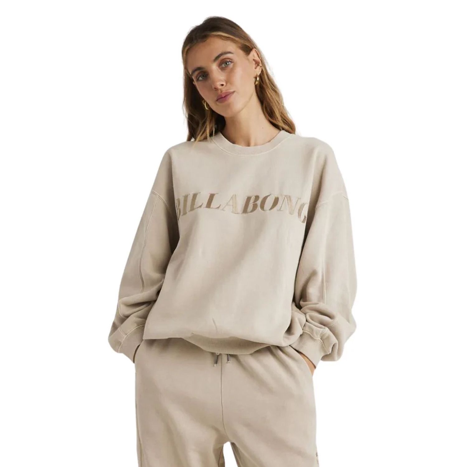 BILLABONG LADIES BASELINE KENDALL CREW - COYOTE