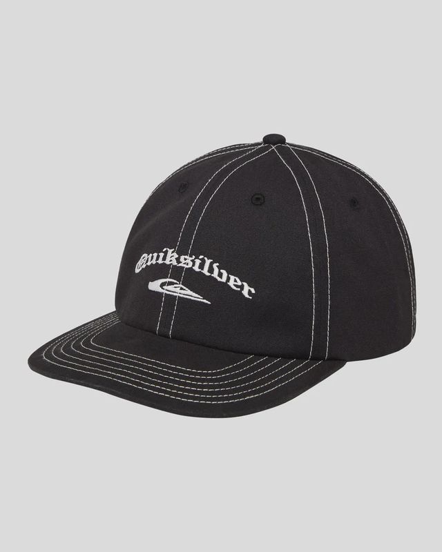 QUIKSILVER MENS MERCURY CAP - TRUE BLACK