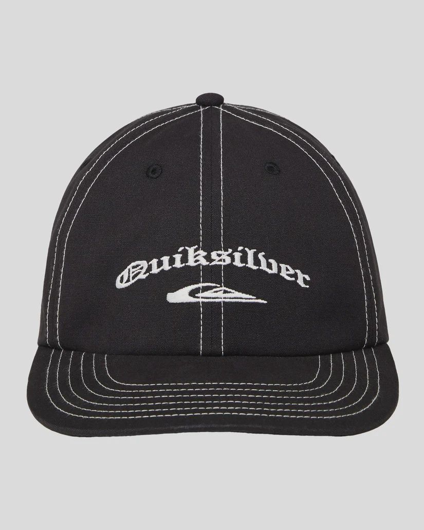 QUIKSILVER MENS MERCURY CAP - TRUE BLACK