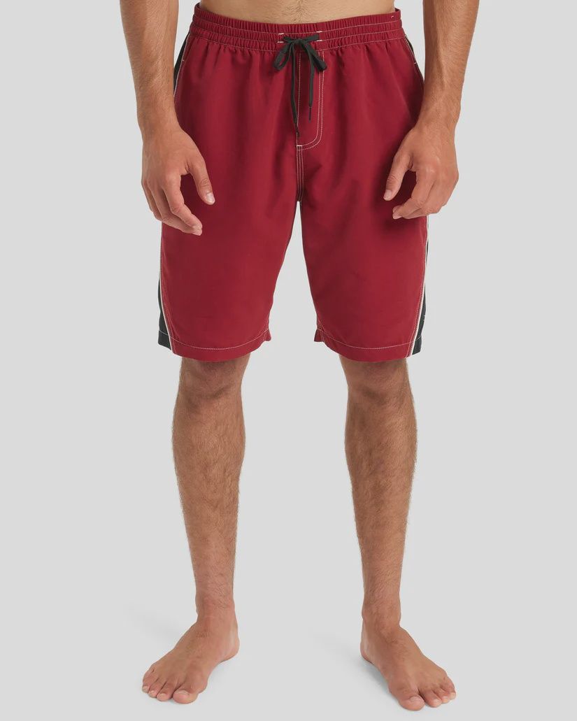QUIKSILVER MENS MERCURY 99 VOLLEY 20NB - BIKNG RED