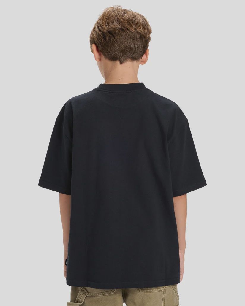 QUIKSILVER BOYS MERCURY DOUBLE UP SS TEE - BLACK