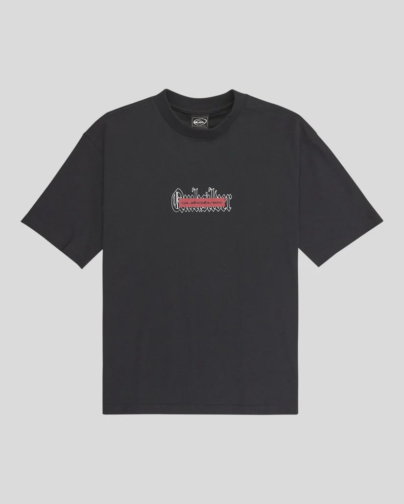QUIKSILVER BOYS MERCURY DOUBLE UP SS TEE - BLACK