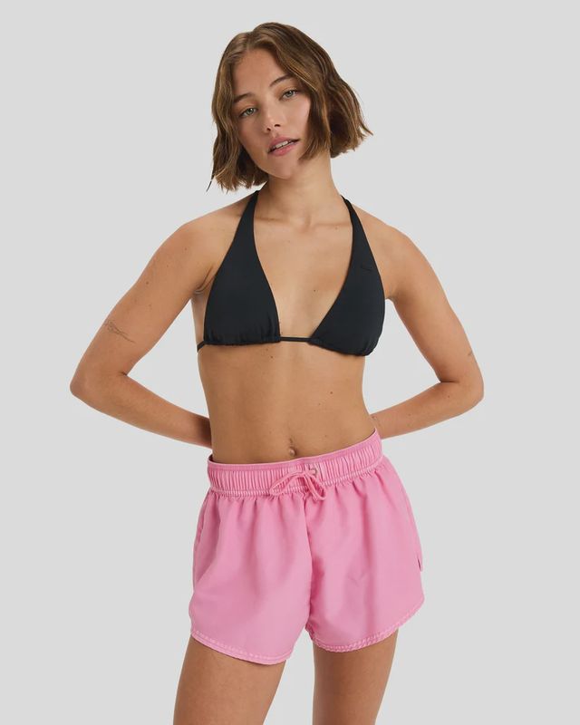 ROXY WOMENS NO BAD WAVES BOARDSHORT - PINK COSMOS