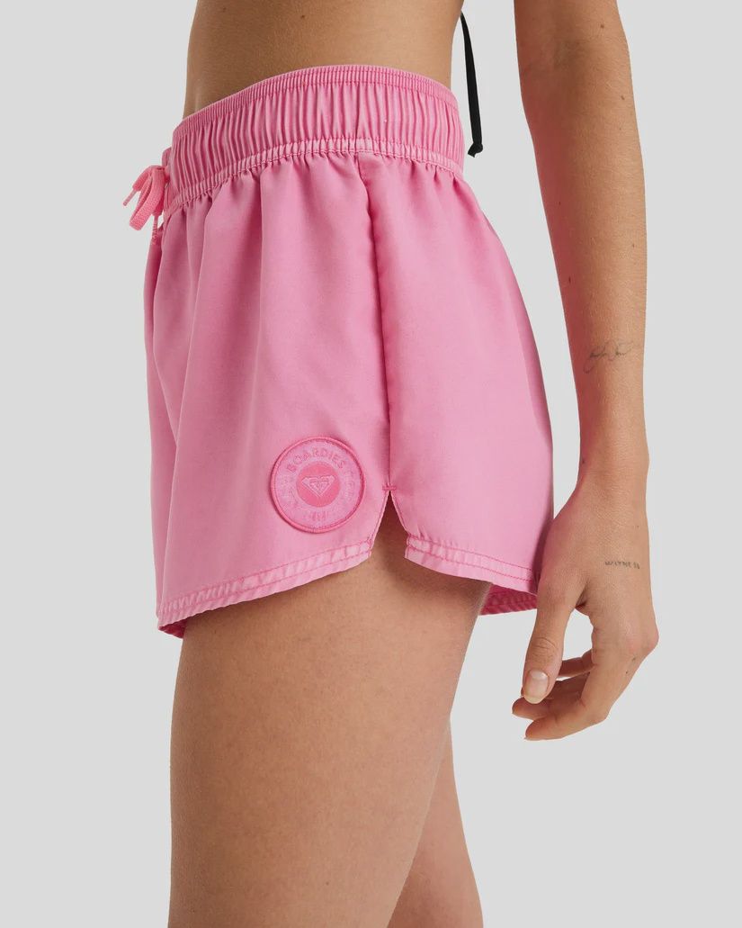 ROXY WOMENS NO BAD WAVES BOARDSHORT - PINK COSMOS