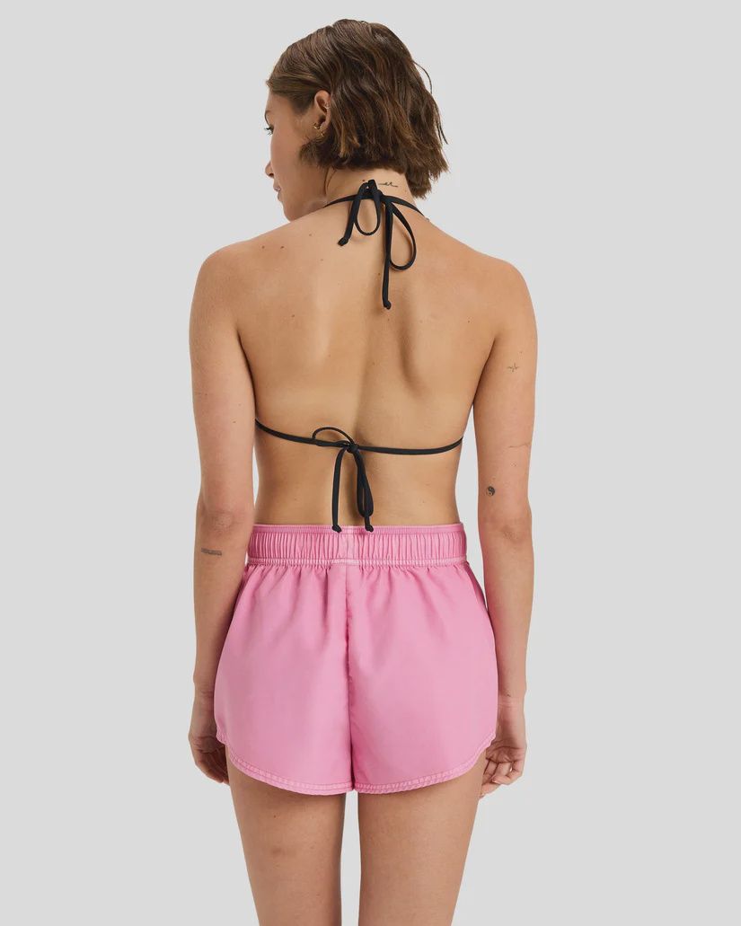 ROXY WOMENS NO BAD WAVES BOARDSHORT - PINK COSMOS