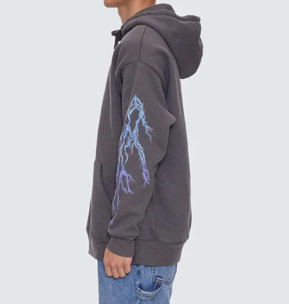 THRILLS MENS FLIGHT RISK SLOUCH PULL ON HOOD - MERCH BLACK