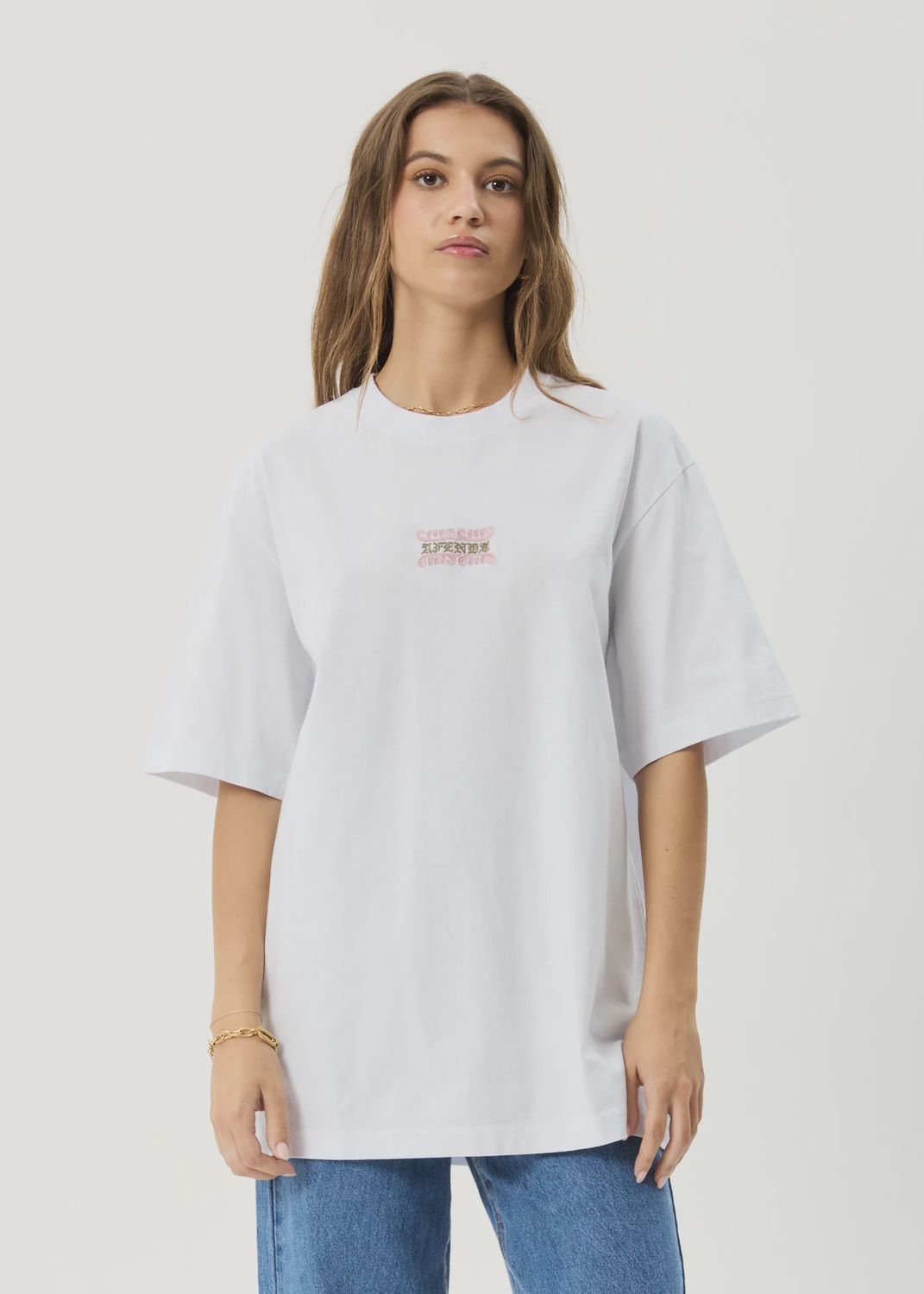AFENDS MENS SIXSIXSIX RETRO SS TEE - WHITE