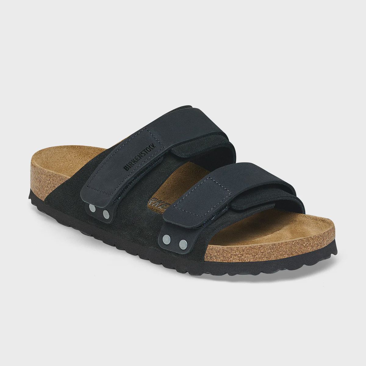 BIRKENSTOCK UNISEX UJI SUEDE / NUBUCK LEATHER REGULAR - BLACK