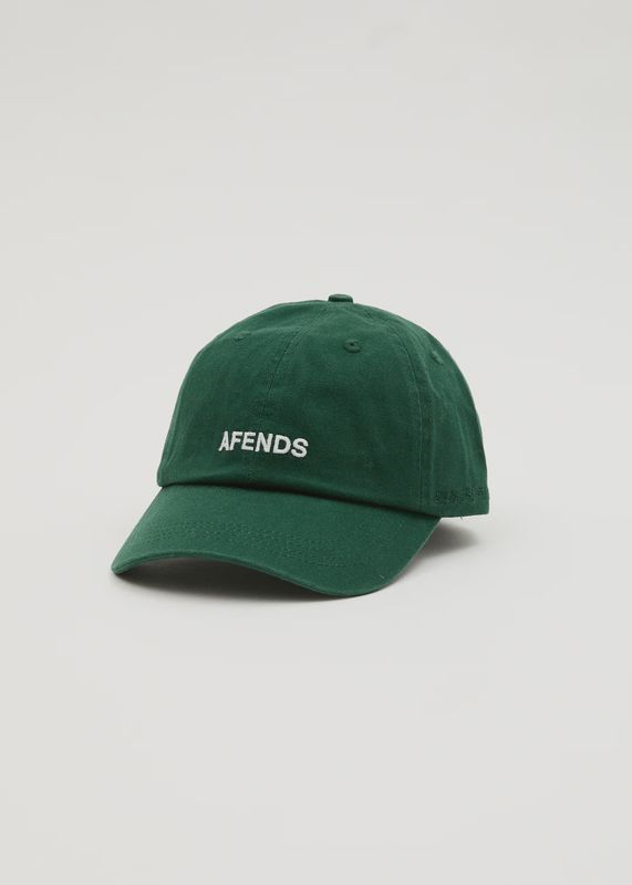 AFENDS WOMENS DAYLIGHT PANELLED CAP - HUNTER GREEN